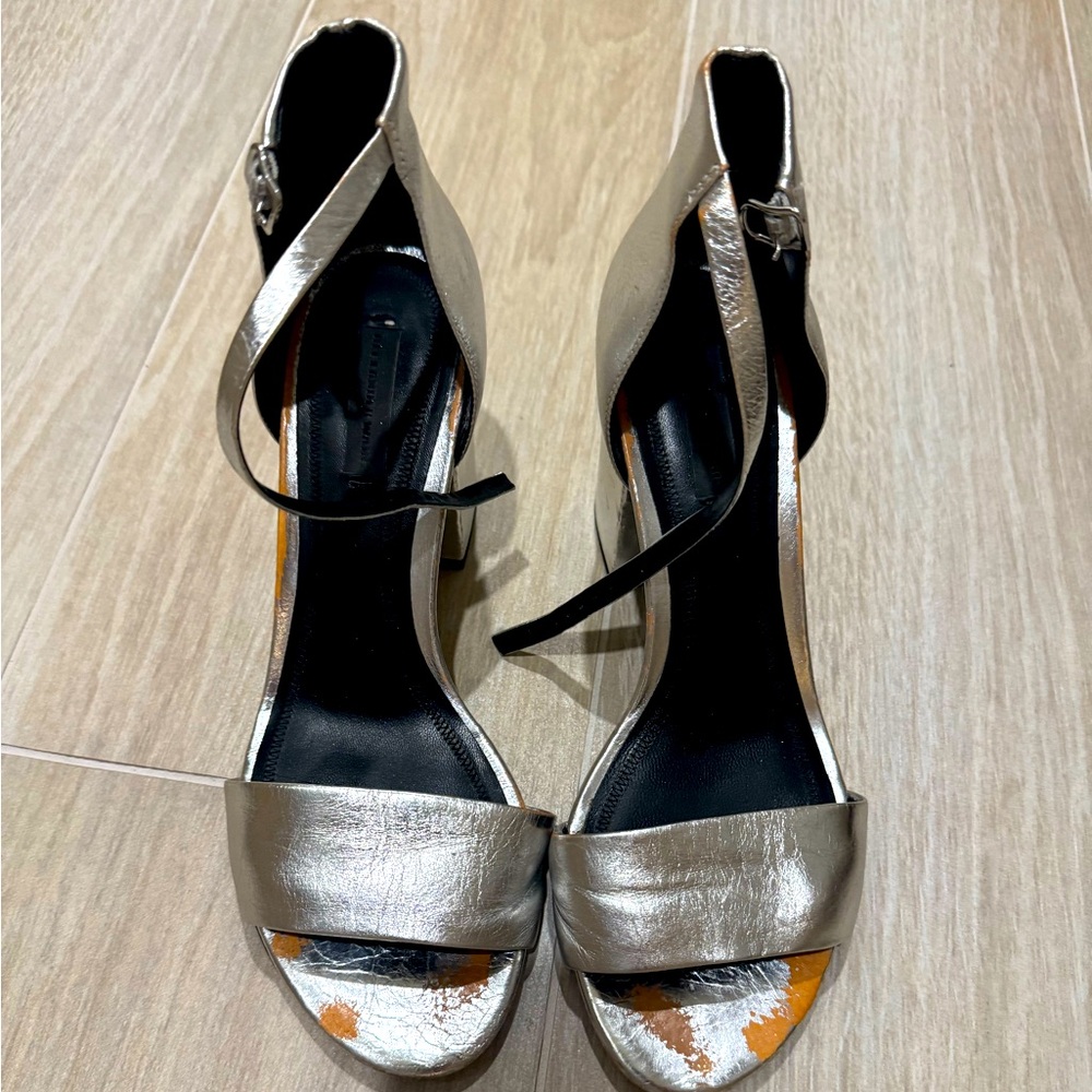 Alexander Wang Chrome Sandals